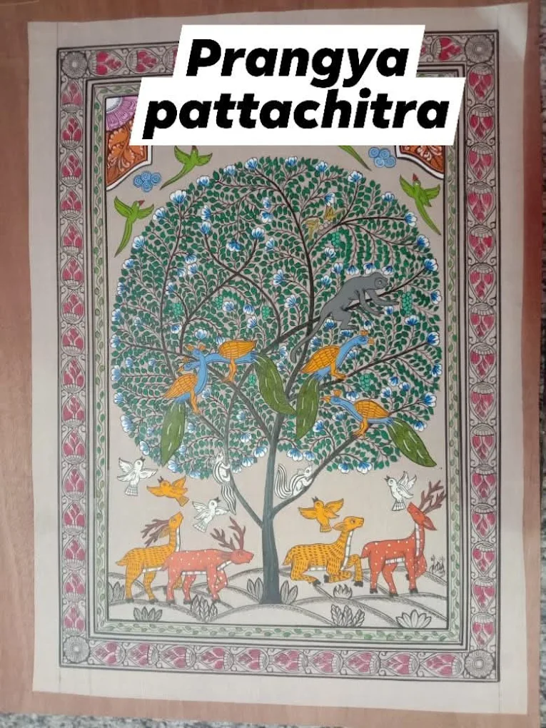 Floral Patterned Multicolour Chandua